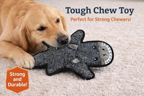 5 Pack Ultra Tough No Stuffing Squeaky Dog Toys for Large Dogs No Mess Interactive Durable Plush Chew Toy Indestructible Dog 6 Layers (5 Pack Ultra Tough Canvas Oxford / Large to X Large)
