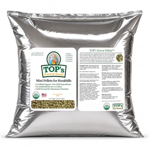 TOP's Mini Parrot Pellets 25 lb (Mini Pellets / 25 Pound (Pack of 1))