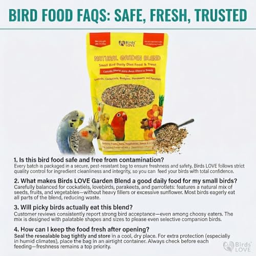Natural Garden Blend Bird Food for Small Birds (2 Pound (Pack of 1))