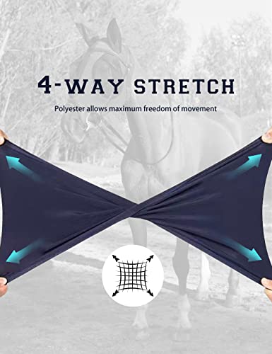 Horse Fly Mask with Ears (Navy / Large)