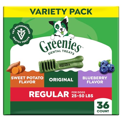 Regular Natural Dental Dog Treats (36 Count (Pack of 1))