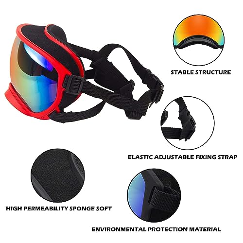 Medium Dog Sunglasses with Adjustable Strap UV Protection