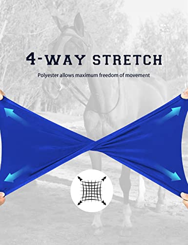 Horse Fly Mask with Ears (Royal Blue / Large)