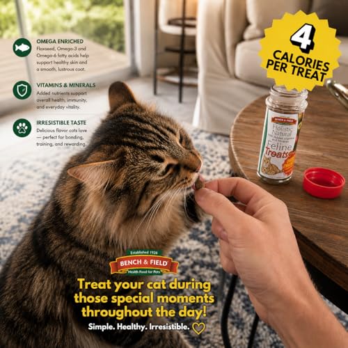 Holistic Natural Healthy Kitty Cat Treats (3 Ounce (Pack of 4))