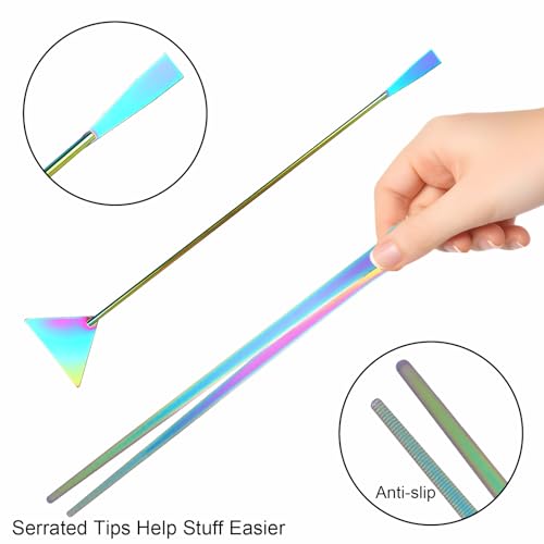 15Inch Extra Long Design Aquarium Aquascaping Tool Kit (Colorful)