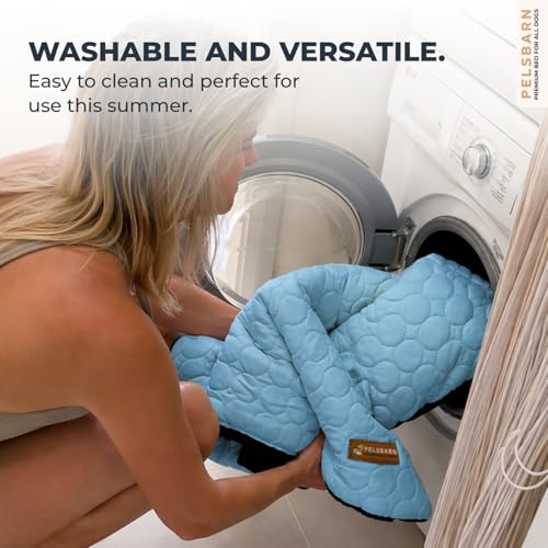 Dog Cooling Mat (Light Blue / Large)