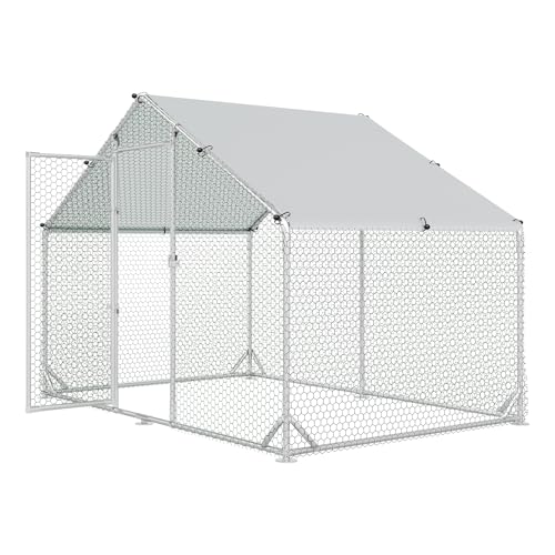 Metal Chicken Coop (9.8’L x 6.6’W x 6.4’H)