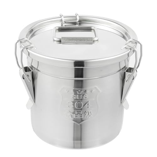 304 Stainless Steel Containers With Lid (6L)