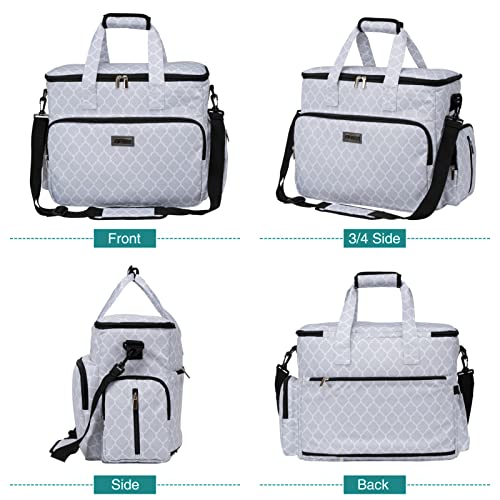 Dog Travel Bag (DLwhite / Large)