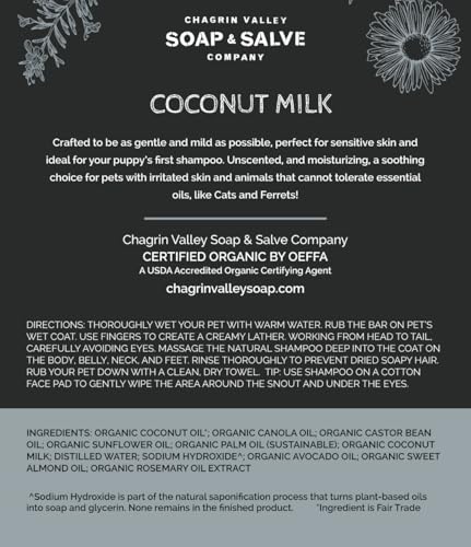Certified Organic Dog Shampoo and Conditioner