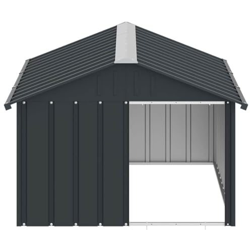 Dog House Anthracite 45.9"x60.2"x32.1" Galvanized Steel