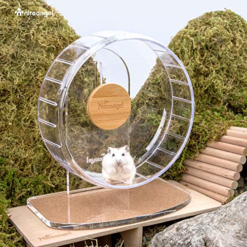 Super Silent Hamster Exercise Wheel (Small / Transparent)