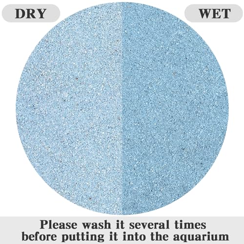 Blue Sand 5 lbs Decorative Aquariums Sand (Blue / 5 LB)