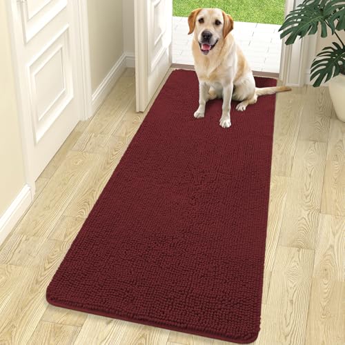 Dog Door Mat for Muddy Paws 70x24 (Caramel Russet / 70" X 24")