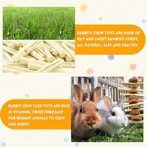 Rabbit Chew Toys for Teeth Hanging (【Sweet bamboo】)