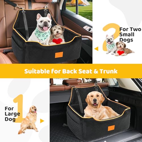 Dog Car Seat for Large (Black)