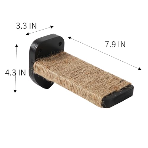 3 Pcs Cat Steps and Perches for Wall (Black)