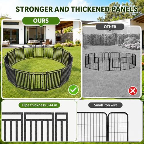 Thickened Outdoor Dog Fence (32" Height / 16 Panels)