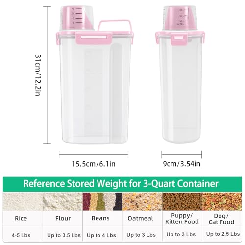Rice Storage Container 5 Lbs (3Qt-Red)