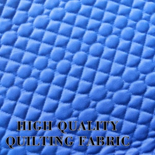 Dressage Saddle Pad English Sheepskin Trim Lambskin Wool Royal Blue (Royal Blue)