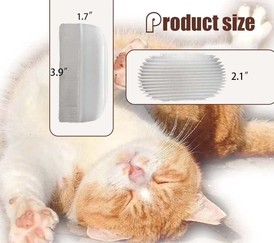 SoarExcelleryy Soft Fur Cat Brush (white)