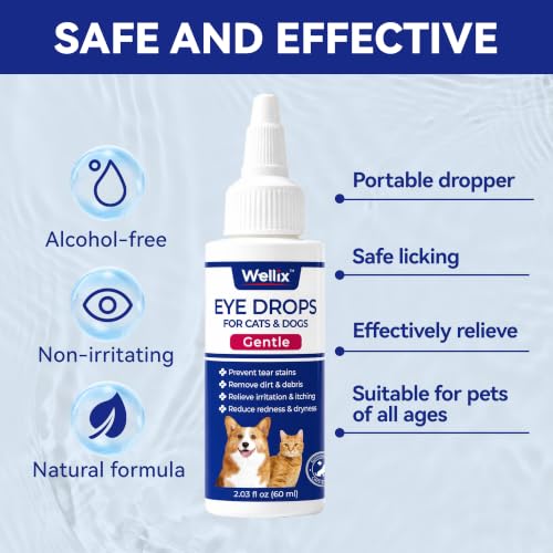 Pet Eye Drops for Dog & Cat (60ml)