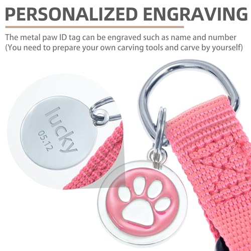 No Pull Dog Harness Medium Sized Step (Light Pink / Medium)