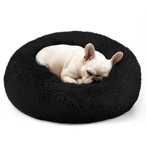 Dog & Cat Bed (Black / 20.0"L x 20.0"W x 8.0"Th)