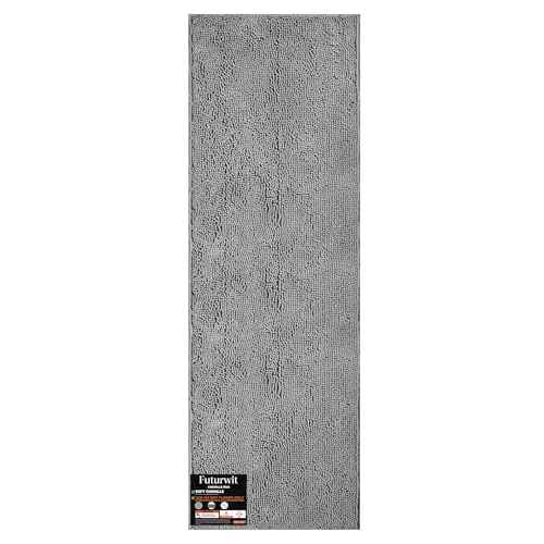 Dog Door Mat for Muddy Paws (72"x24" / Light Grey)