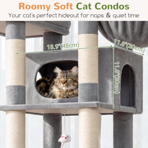 XL Giant Cat Tree for Indoor Large Cats