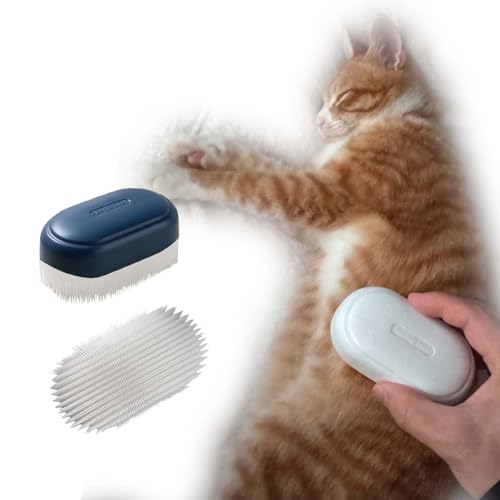 SoarExcelleryy Soft Fur Cat Brush (blue)
