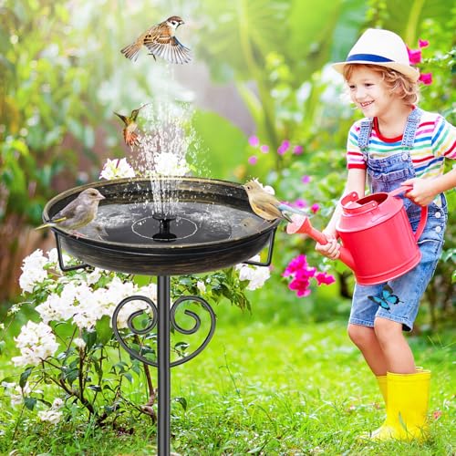 Bird Bath for Outside (Vintage Gold)