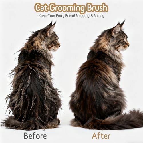Dog & Cat Brush for Shedding (Gray)