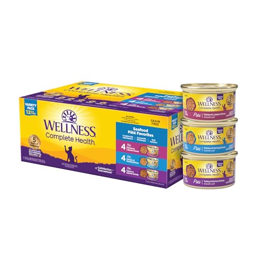 Complete Health Pate Variety Pack Adult Canned Wet Cat Food (3 Ounce (Pack of 12))