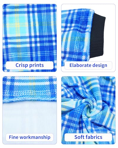 4 Pack Boy Fleece Dog Pajamas Warm for Extra Small Dogs (X-Small)