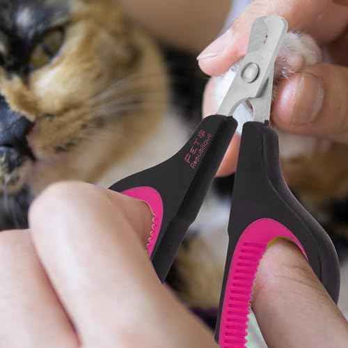 Cat Nail Clippers by Pet Republique (Black & Pink)
