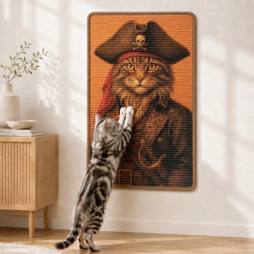 Art Sisal Cat Scratcher Mat (Explorer Cat)