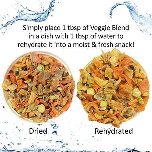 Veggie Blend Healthy Natural Mixed Dried Vegetable Treat (8 Ounce (Pack of 1))