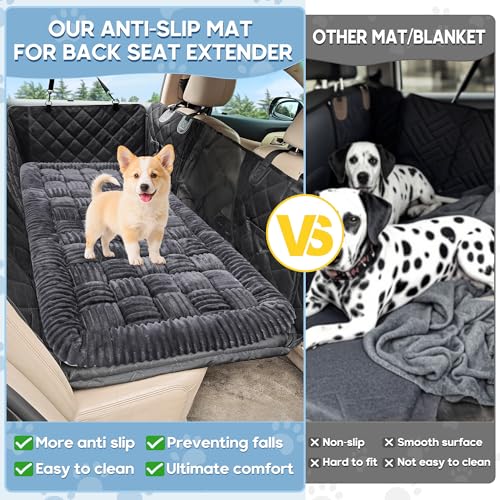 Dog Car Bed Mat Non (Gray / For Truck//Large SUVs（56"x28.7"))