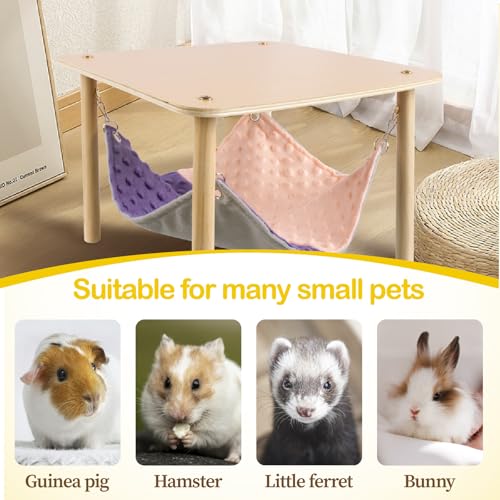 Enlarged Guinea Pig Hammock with Wooden Stand (Hammock with stand)