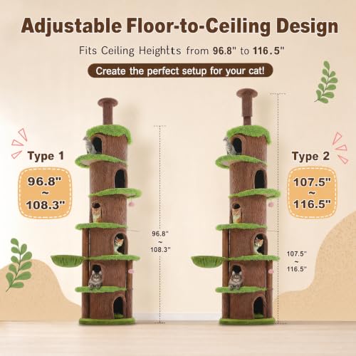 Magic Forest Floor (Brown / 96.8"-116.5" Forest Cat Tree)