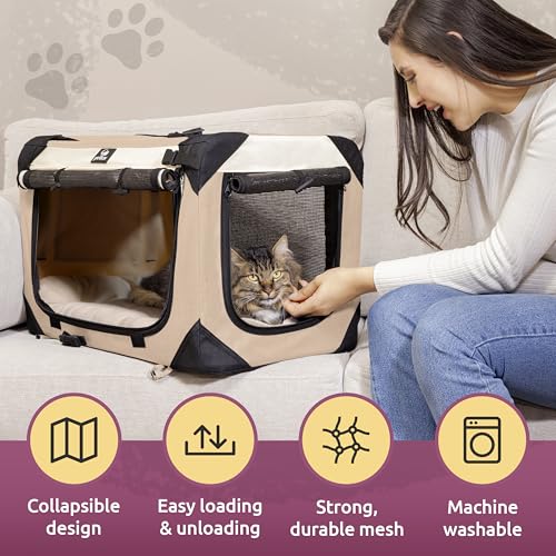 Cat & Dog Carrier (Tan / Medium)