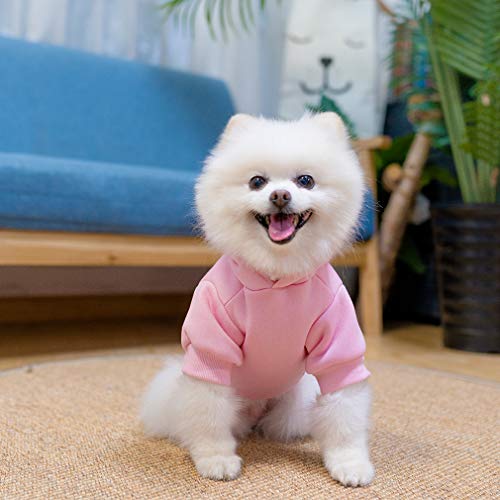 Dog Hoodie for Large Medium Small Dogs (Pink / Medium)