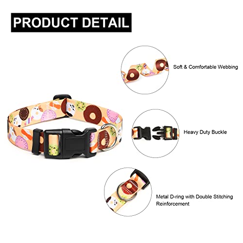 Adjustable Dog Collar (Medium / Beige Cookie)