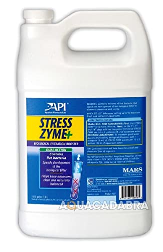 Stress Zyme Freshwater and Saltwater Aquarium Cleaning Solution 1 (1 gal)