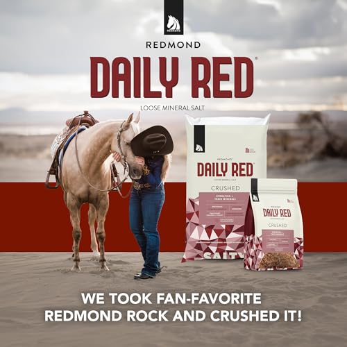 Rock Crushed Loose Mineral Salt Electrolyte Supplement for Horses (25 LBS)