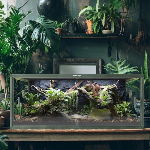 Lightweight Reptile Enclosure (Earthy Green / 85 Gallon)
