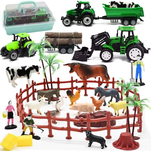 Farm Animals Figures Playset