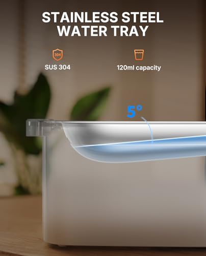 EVERSWEET MAX 2 Cat Water Fountain Dishwasher Safe (White-Dishwasher Safe / 3L)
