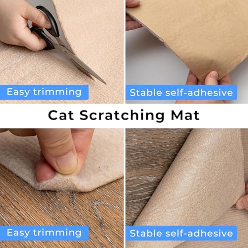 Cat Scratch Couch Furniture Protector (Beige 11.8"X39.4")